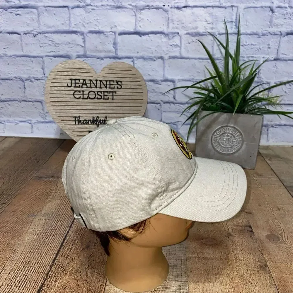 Adjustable khaki Buc-ee's baseball hat Bucees